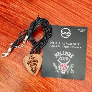 Hellfire Club Guitar Pick Necklace